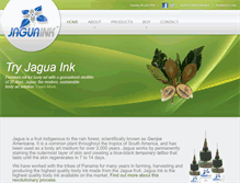 Tablet Screenshot of jaguaink.com